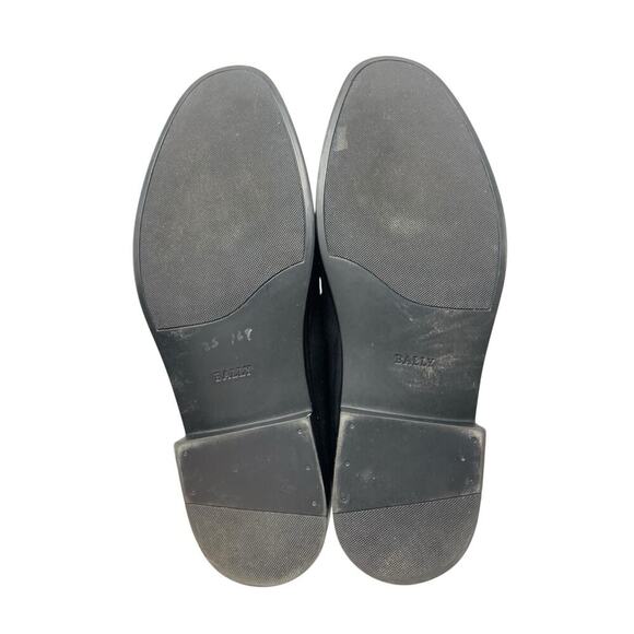 Bally Black Nevio Leather B Logo Buckle Dress Shoes Loafers Size US 10.5D - Picture 6 of 6
